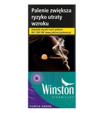 Cygaretki WINSTON PURPLE GREEN